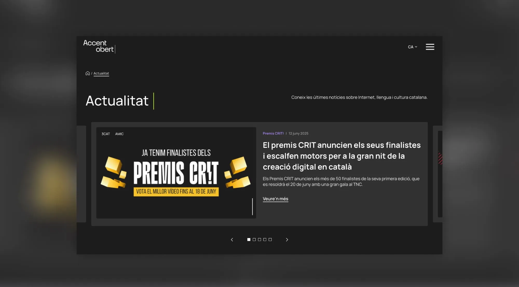 Imagen destacada de Accent Obert