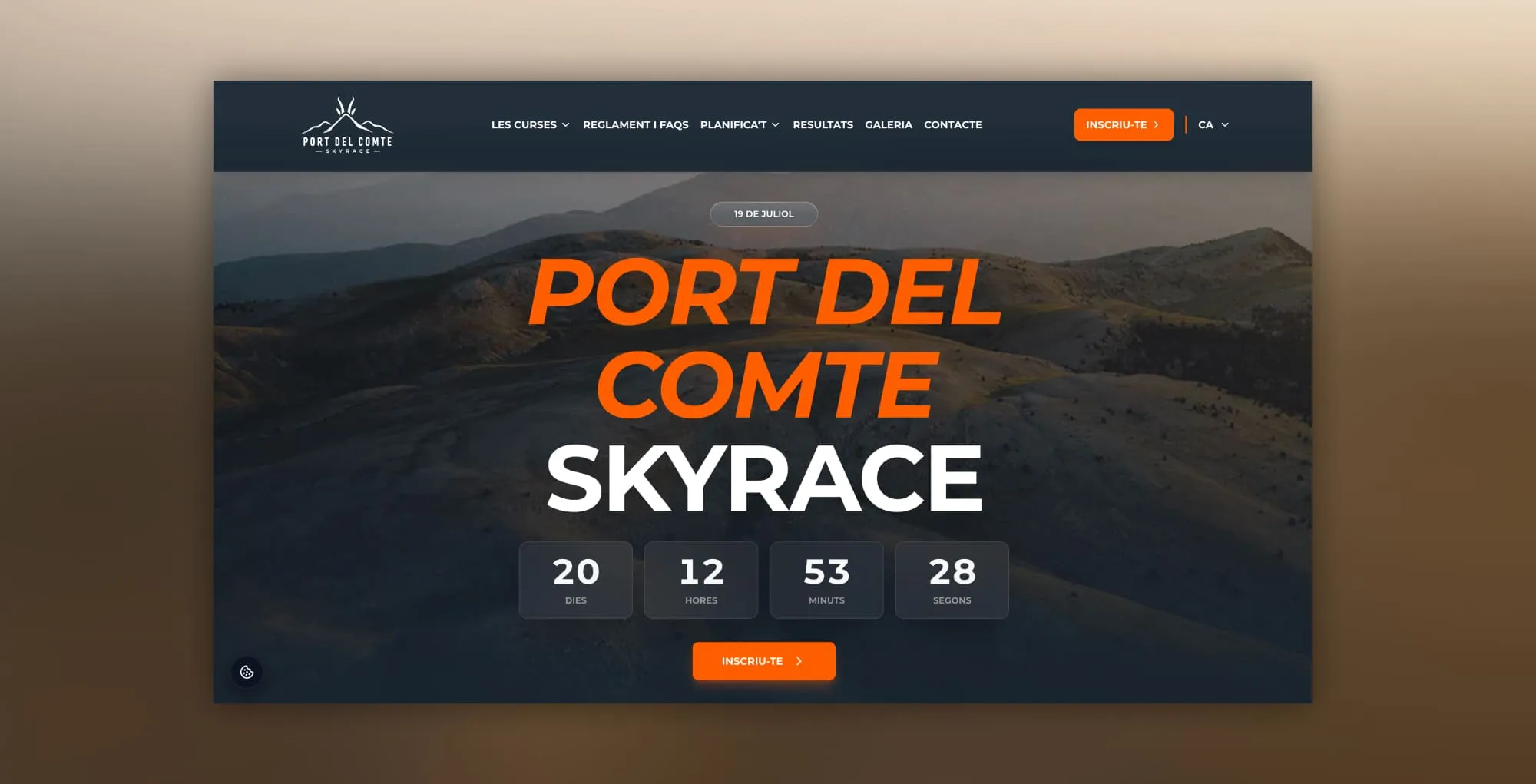 Port del Comte Skyrace home page